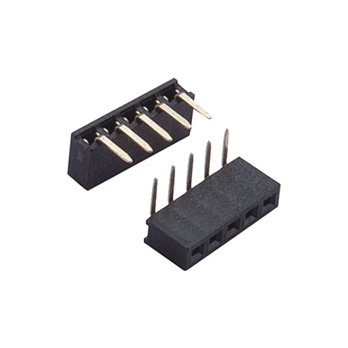 Double Row Gold Flash Right Angle header connector For PCB 2.54mm