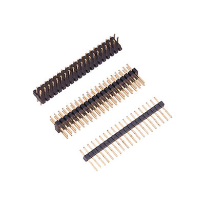 Plastica su ordinazione diritta di Pin Header 1.27mm del connettore della immersione del bordo del PWB