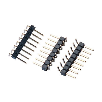 90 bordo del PWB di Pin Header For di fila del passo della curvatura 2.0mm di grado singolo